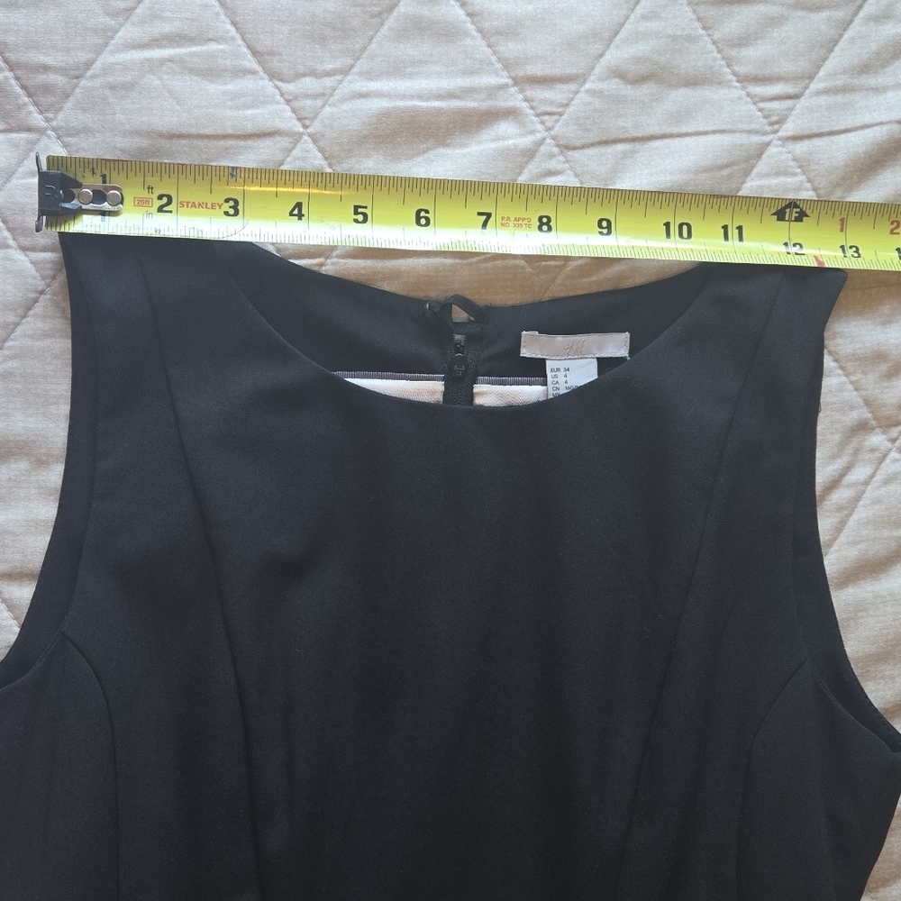 H&M Chic Black Professional Dress - Picture 4 of 10